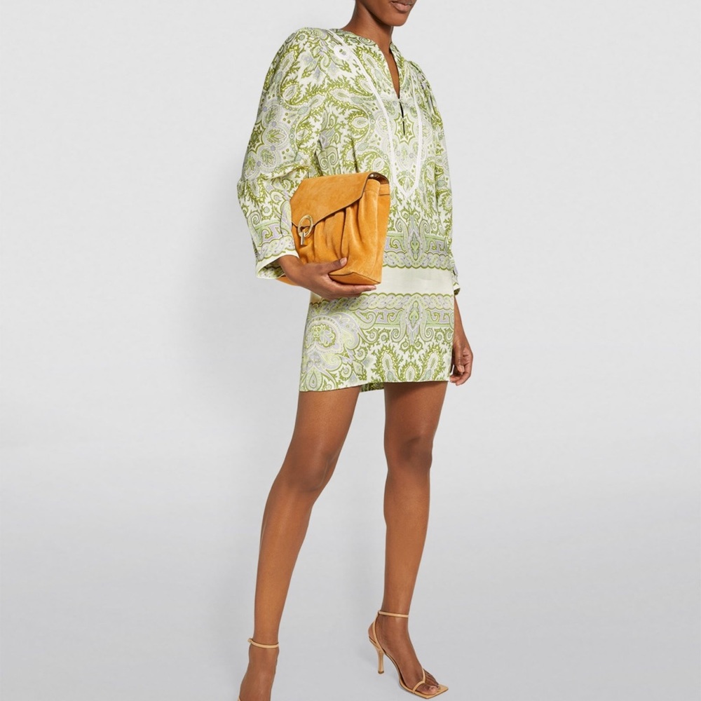Sandro paisley scarf print dress (size 34)